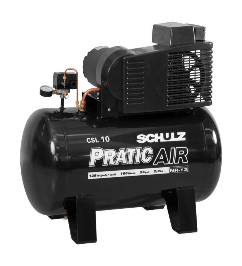 COMPRESOR PRACTIC AIR CSL SCHULZ 2Hp/100Lt